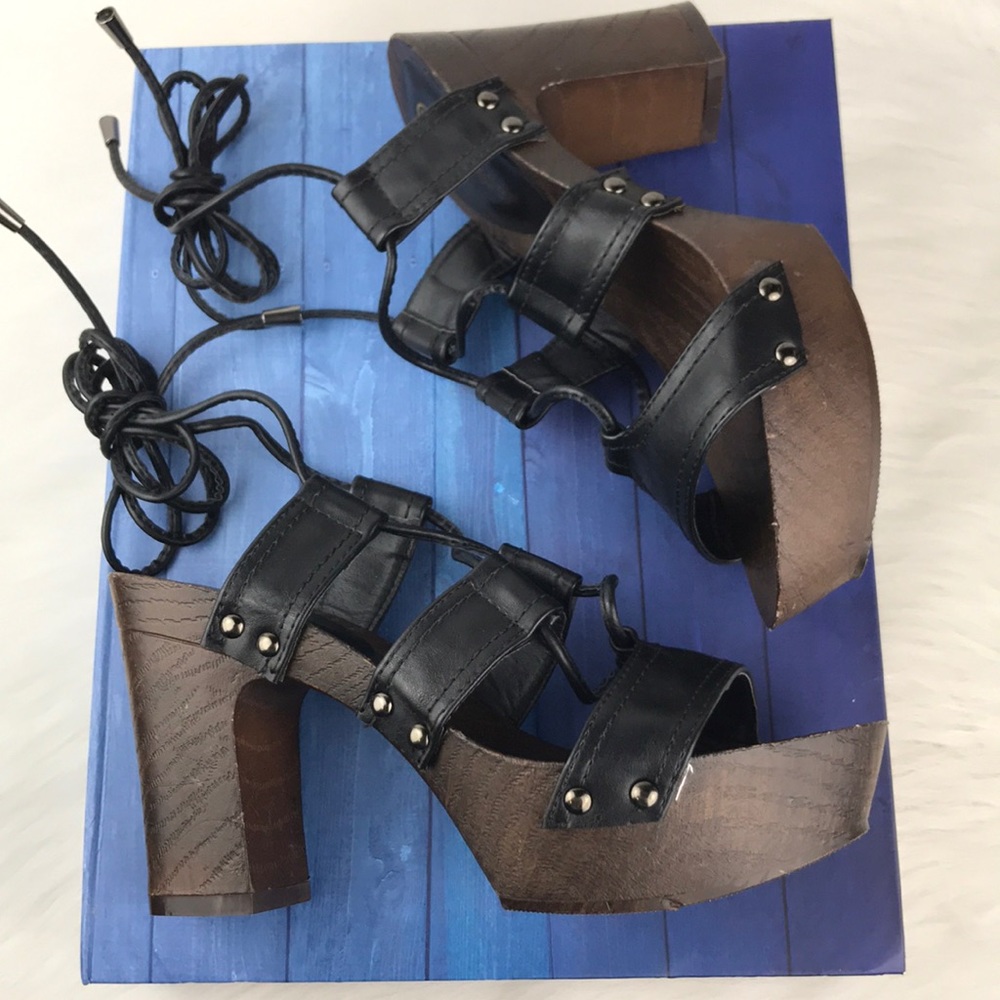 Retro Platform Heels